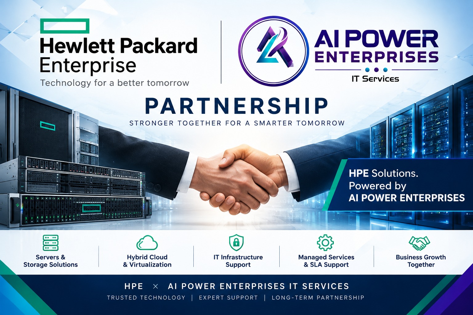 Hewlett Packard Enterprise and AI Power Enterprises — Technology Partnership